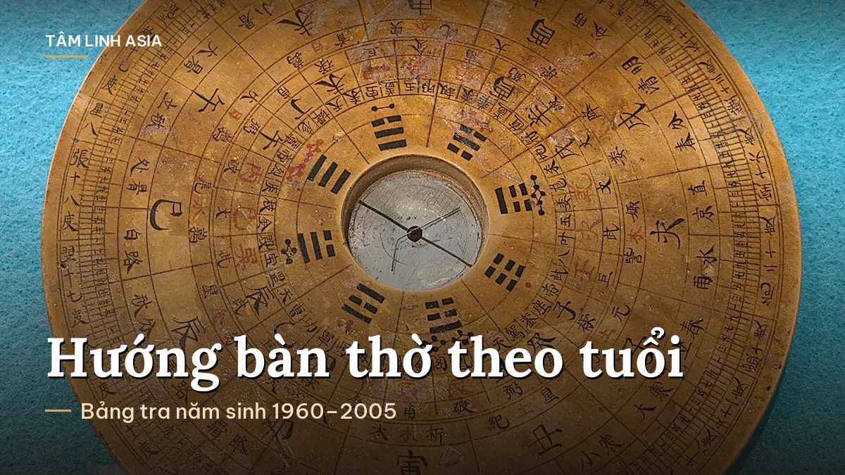 Chiếc la bàn phong thủy cổ bằng gỗ