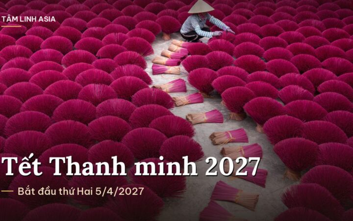Người thợ phơi những bó hương đỏ ở làng nghề làm hương Việt Nam