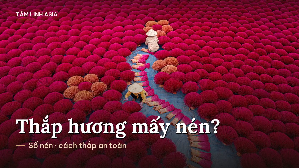 Những bó nhang đỏ xòe tròn phơi ở làng nghề